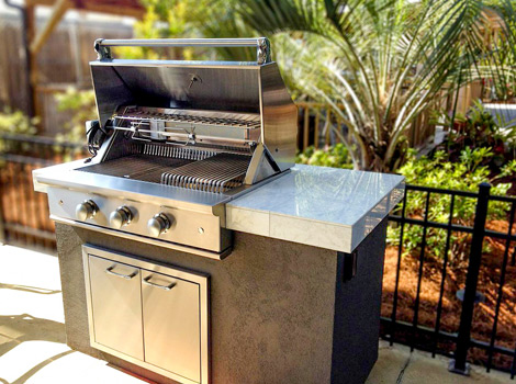 Caliber 3Crossflame Silver Grill